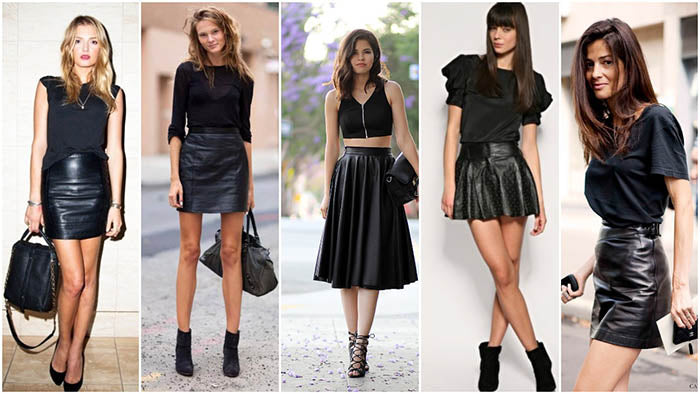 What to Wear with a Leather Skirt: Outfit Ideas and Styling Tips - College  Fashion