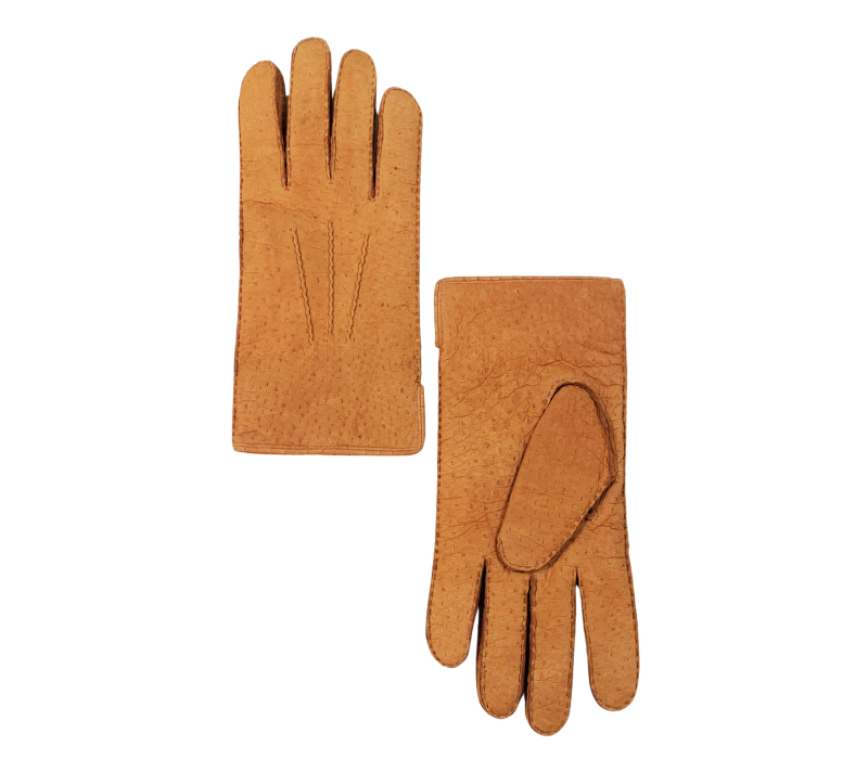 Maksim (Vertical Pores) - Peccary leather gloves - men