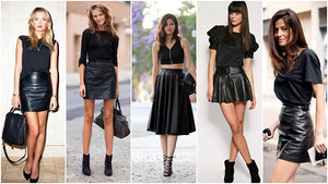 The Coolest Way To Wear Leather Skirts This Winter