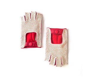 Danai - Goatskin leather gloves - women