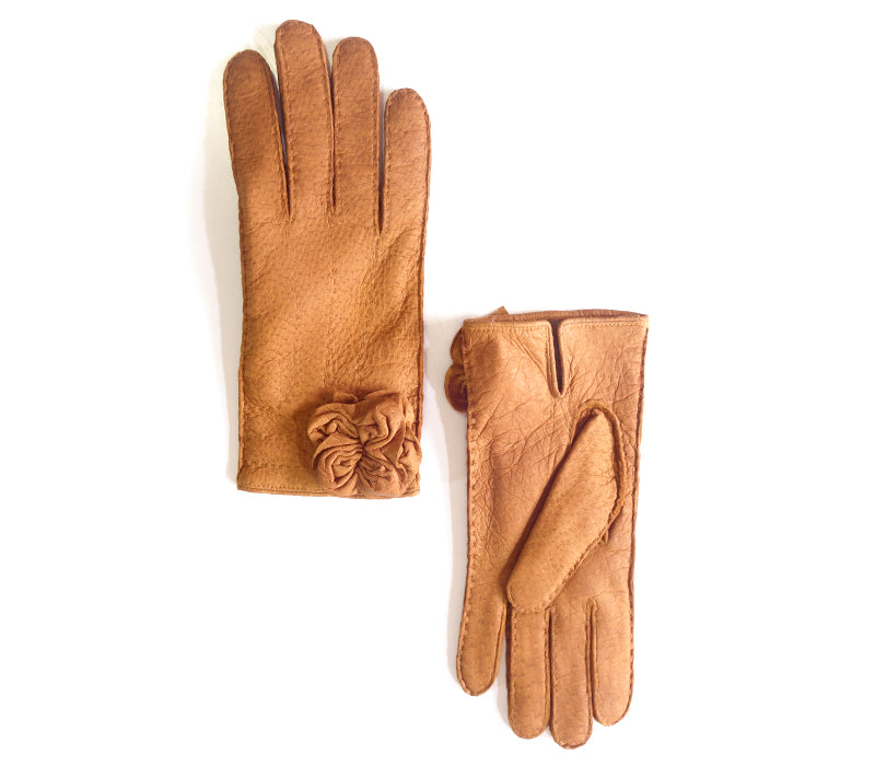 paula peccary leather gloves