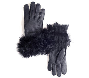 Talula - Peccary leather gloves - women