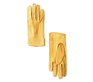 peccary leather gloves huascaran yellow