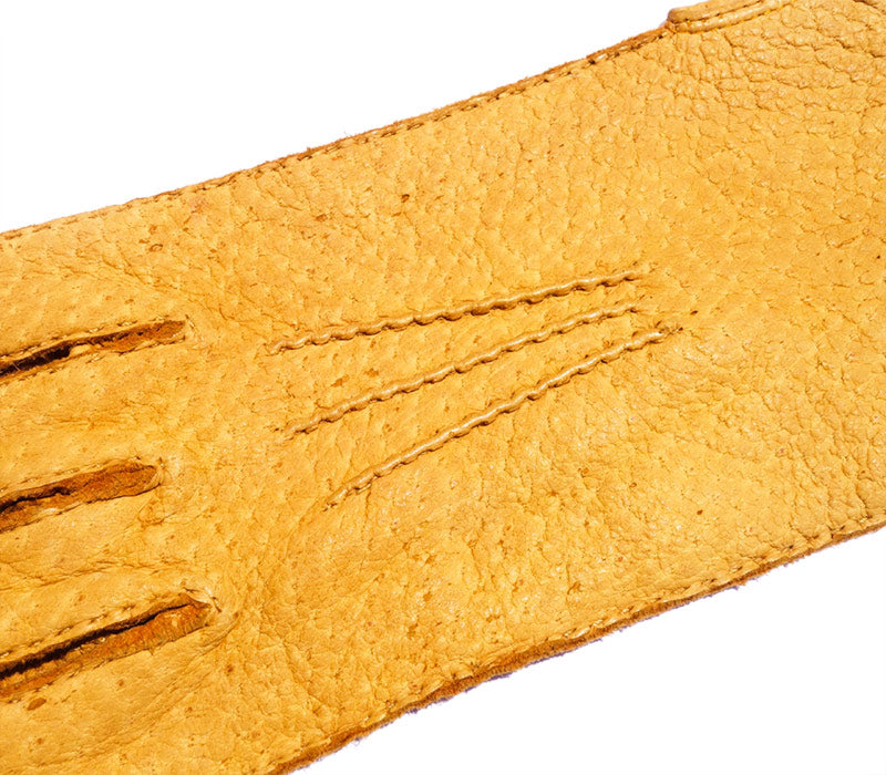 huascaran yellow texture peccary gloves
