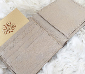 beige peccary wallet
