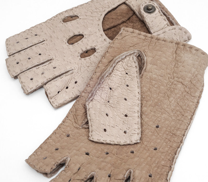 Panta - Peccary leather gloves - women