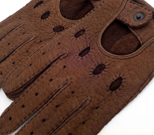 Vilcabamba - Peccary leather gloves - men