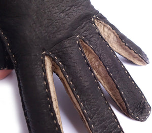 Lena - Peccary leather gloves - women