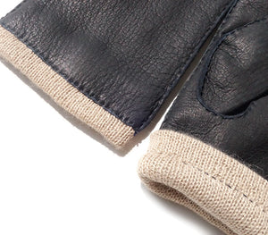 Kostas - Peccary leather gloves - men