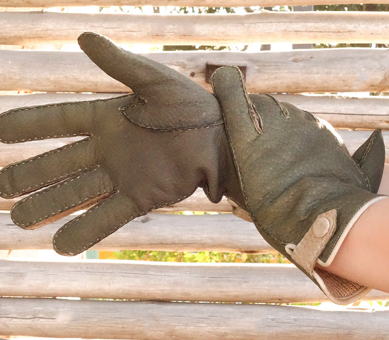 Leonidas - Peccary leather gloves - men
