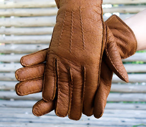 Alpamayo - Peccary leather gloves - women