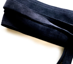 Dasha Goatskin Suede Leather Belt