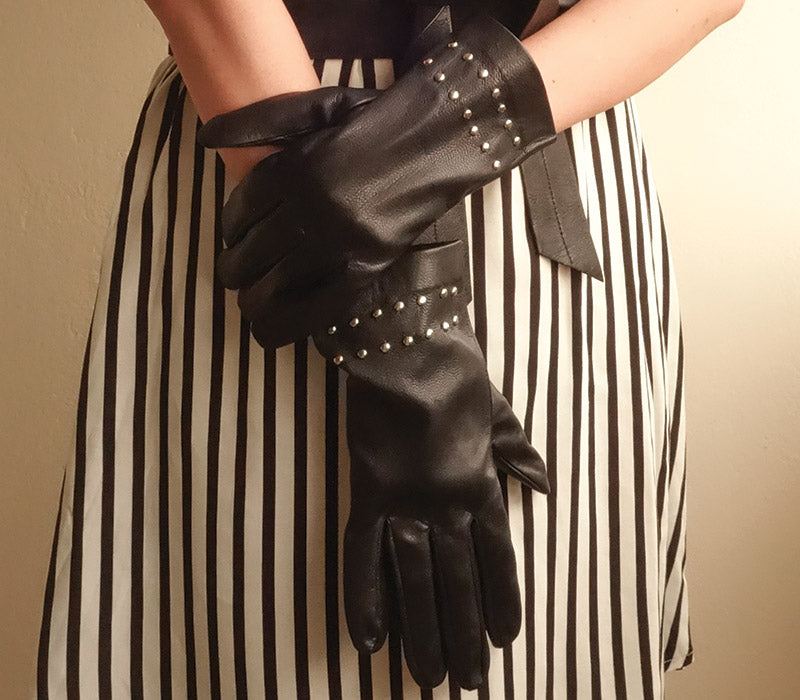 Galena - Goatskin leather gloves - women
