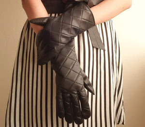 Pomabamba - Goatskin leather gloves - women